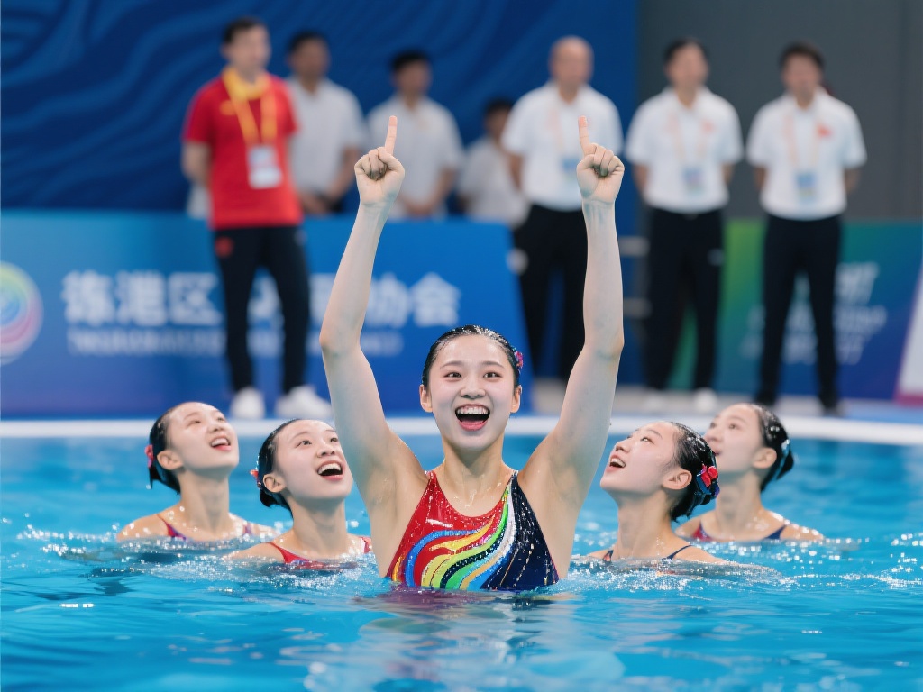 花样游泳世界杯:徐汇妍闪耀夺三金 从徐汇妍爆发式的成功中,花样游泳的教练团